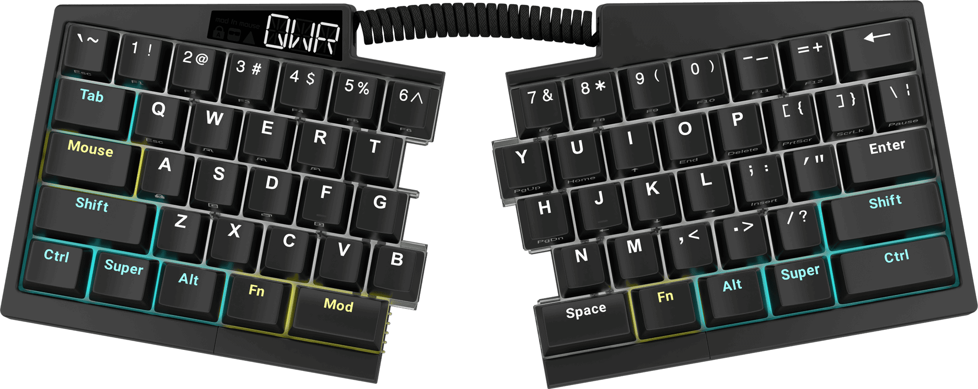 新品登場Ultimate hacking keyboard v2 + modules キーボード