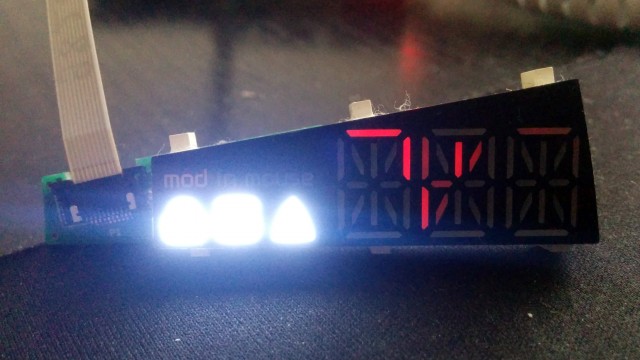 LED display ghosting